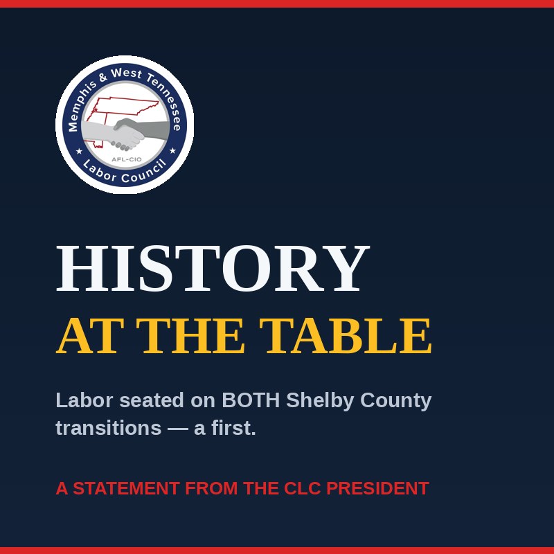 History at the Table — A Statement from the CLC President