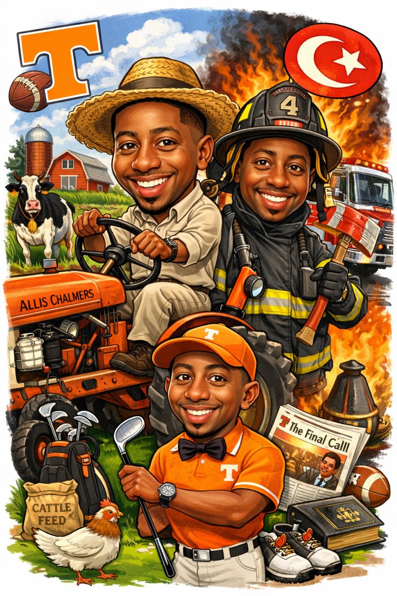Farmer. Firefighter. Vol fan.